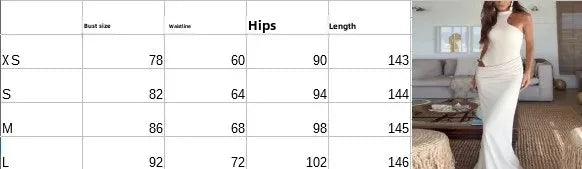 NEW Arrivals White Sexy Sleeveless Slim Fit Solid Color Backless Dress Summer New Style Independent Station Cross Border Hot Sale Women's Dress