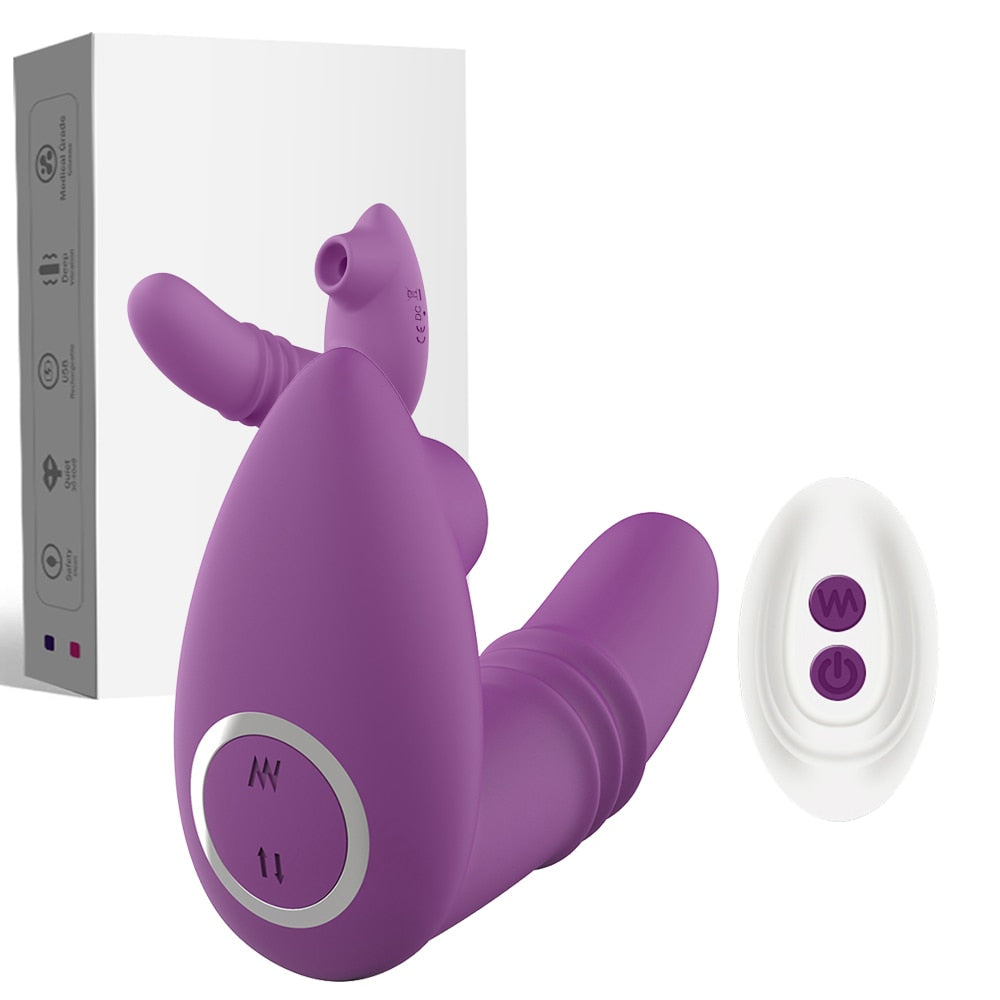 Vagina Sucking Vibrator 10 Speeds Vibrating Sucker Oral Sex Suction Clitoris Stimulator Erotic Sex Toy for Women Sexual Wellness