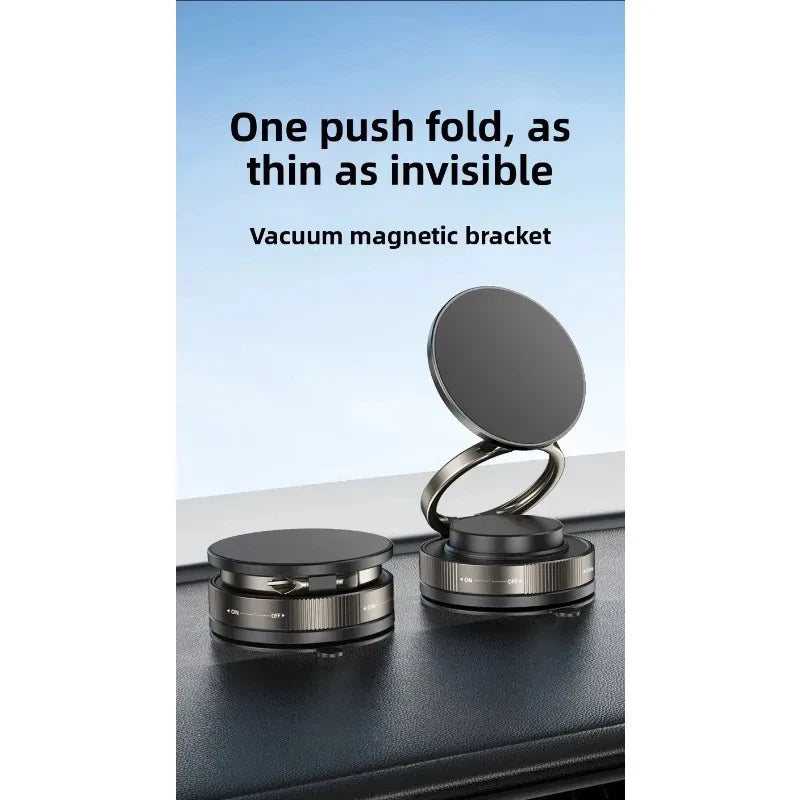 NEW Arrivals T30 Vacuum Magnetic Phone Holder Stand, for Mag Safe Suction Cup Phone Mount Adjustable Swivel Lock, for Your Car/Gym/Mirror