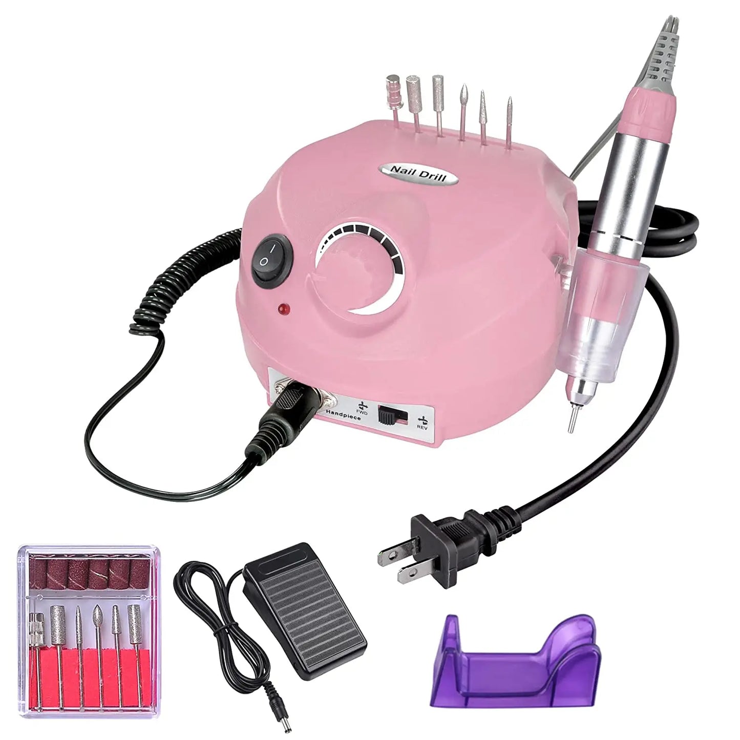 NEW Arrivals EU/US Electric Nail Drill Machine Manicure Pedicure Devices Professional Nail Lathe Low Noise Cutters Nail File Kit Nail Care Tools Set Cosmetic Supplies