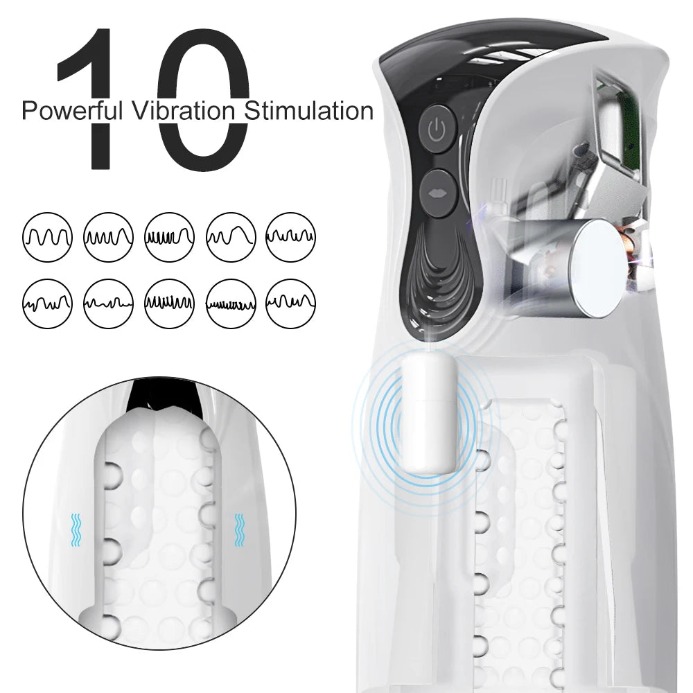 Automatic Sucking Male Mastubator Blowjob Masturbation Equipment Machine Sex Toy Adult Goods for Men Man Masturbator Cup