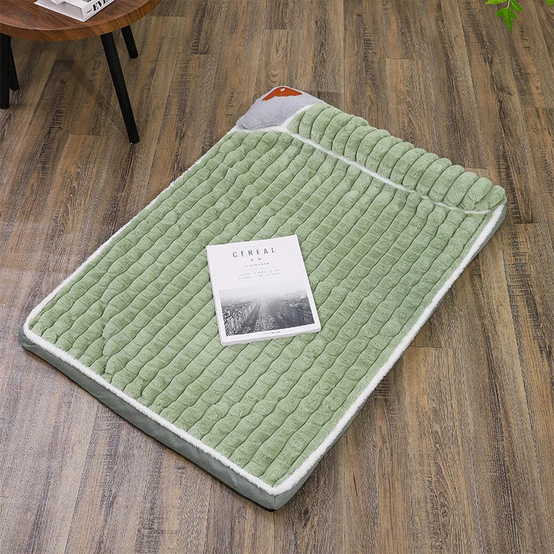 Cross-Border New Arrival Sleeping Dog Orthopedic Mat Winter Warm Removable Washable Kennel Mattress Pet Supplies Large Dog Dog Bed Pets Supplies