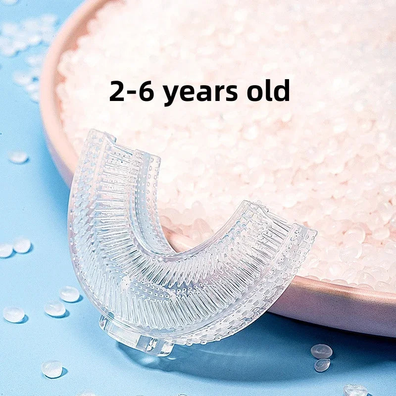 NEW Toothbrush for Kids (2-12Yrs Old) U Shape 360° Children's Toothbrush Teeth Care for Teeth Cleaning Child Toothbrush Baby Brush Dental Care Accessories