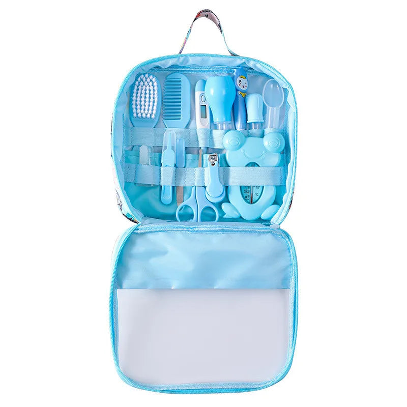 NEW 13PCS Set 0-6Yrs Newborn Daily Nail Care kit Nail Clipper Tool Health kit Thermometer Comb Care kit Babies Personal Care Supplies