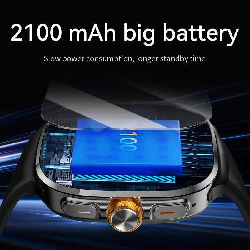NEW Arrivals M99 5G 512GB Cellular Version Smartwatch 2.4inch Larger Screen Android 10 Smart Watch With Rotary Camera Sim Card Slot WIFI GPS Tracker Sports Electronic Supplies