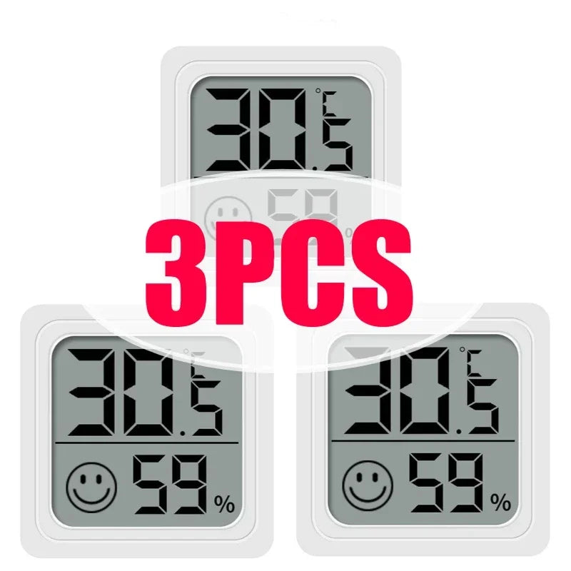 NEW Arrivals 4/6PCS Set Mini Digital Thermometer Hygrometer Indoor Temperature Electronic Monitor Hygrometer Outdoor Room Baby Living Room Home Smart Devices