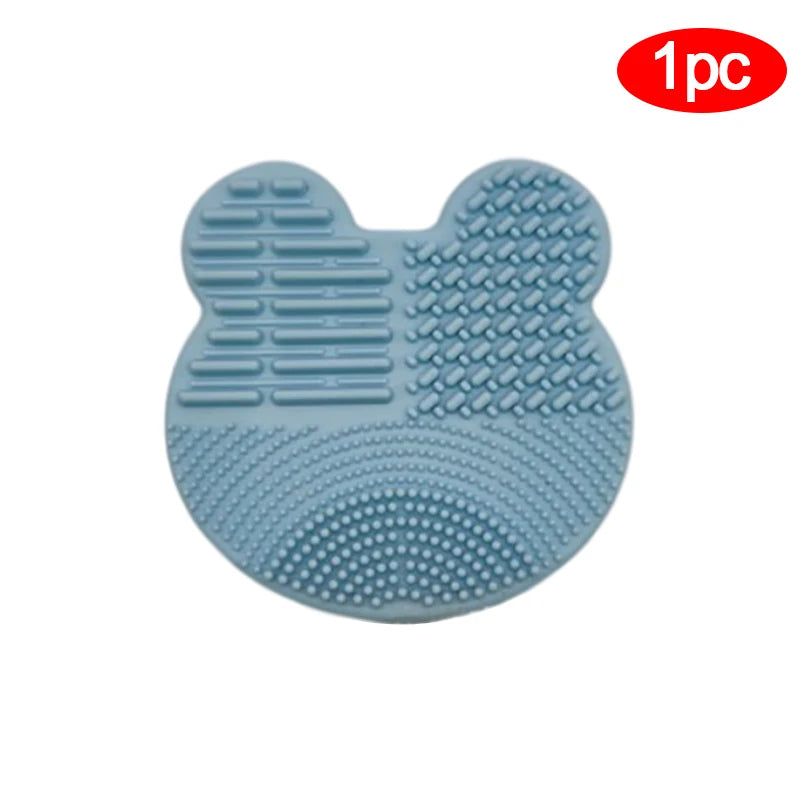 1/3pc Make Up Brush Cleaner Pad Washing Brush Pad Cleaning Mat Cosmetic Brush Cleaner Universal Make Up Tools Scrubber Board Pad
