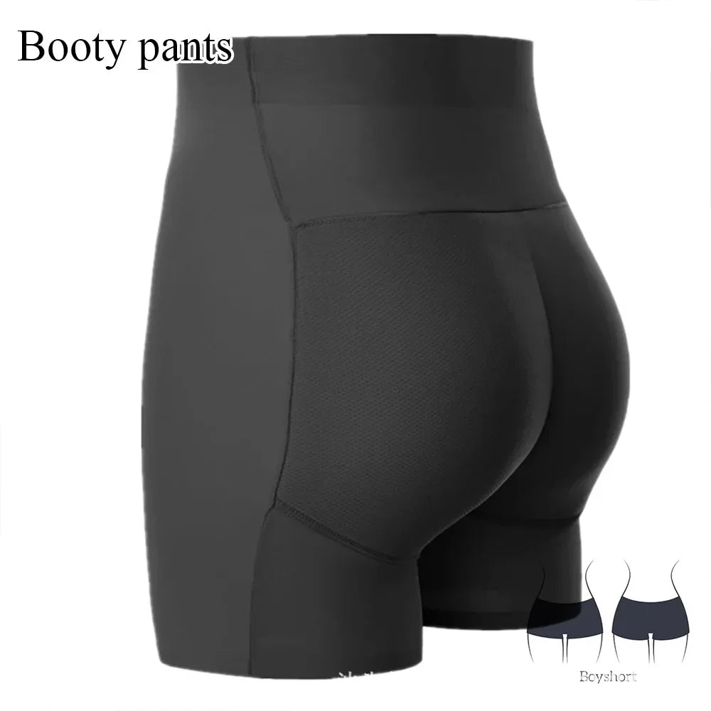 NEW Arrivals High Waist Butt Pad Women Underwear Realistic Plump Cheeky Bottom Seamless Peach Butt Large Size Waist Shaping Abdomen Control