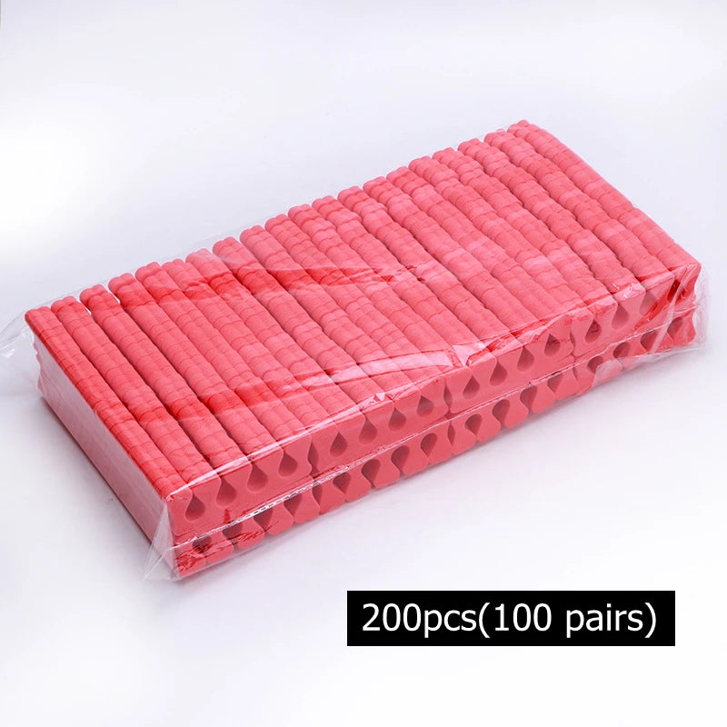 NEW Arrivals 200/400PCS Set Nail Art Toes Separators Soft Sponge Fingers Foot Gel UV Polish Coating Painting Manicure Pedicure Tools Foam Women Cosmetic Accessories Manicure Pedicure Supplies