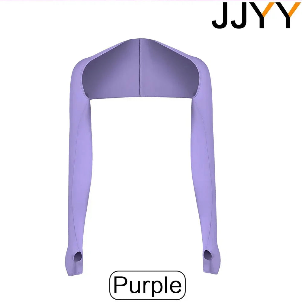 BRAND NEW Ice Silk Shawl Cuff Arm Warmers Women Sun UV Protection Sports Gloves for Outdoor Activity Running Fishing Cycling Sleeves Women Sports Apparel Accessories