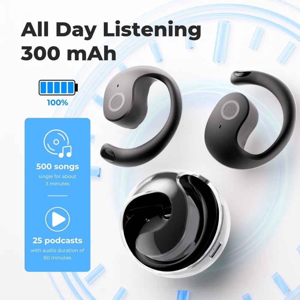 NEW Arrivals Portable Ai Translator Headphones 144 Languages Real Time Translation Bluetooth 5.3 headset Wireless Earbuds for Business Study Abroad Travel Sports Earbuds