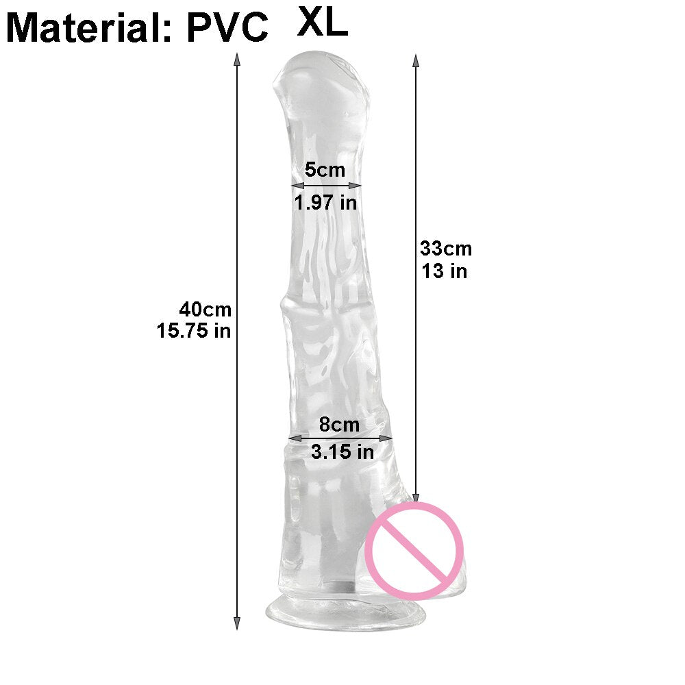 30cm Huge Horse Dildo Realistic Animal Penis Artificial Female Masturbators Rubber Monster Cock Anal Plug Hand-Frees Sex Tools