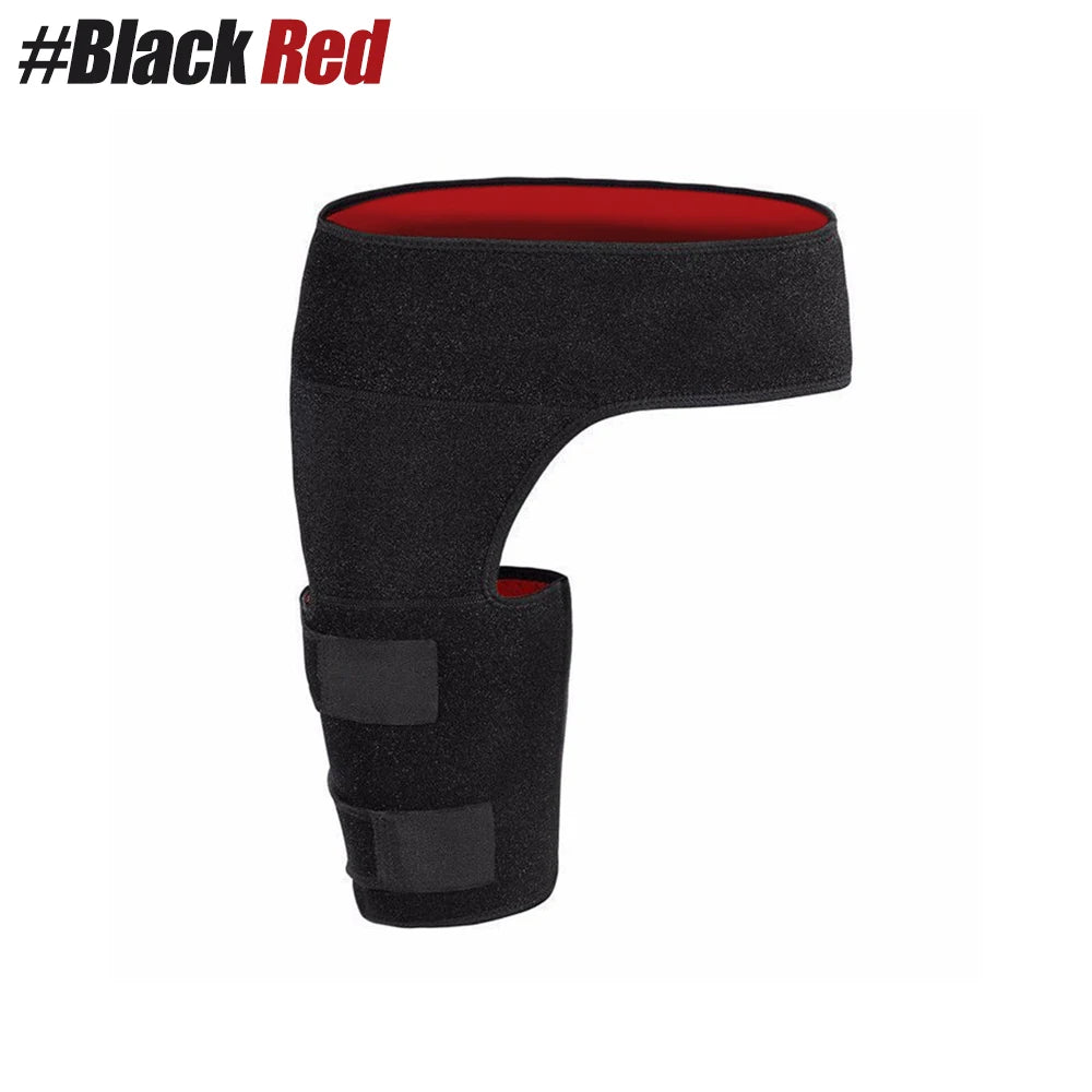 NEW Arrivals Hip Brace Thigh Compression Sleeve for Runners Cyclists Groin Support Straps Hip Stability Brace Protector Adductor Muscles and Tendons Around Groin, Quad & Hamstring Support