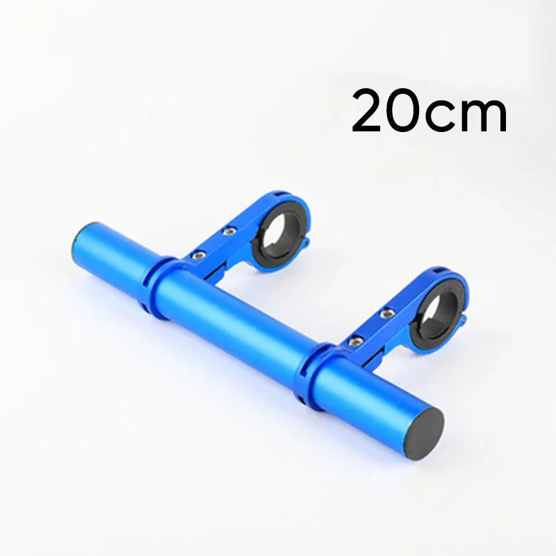 NEW 30cm Bicycle Handlebar Extended Bracket MTB Headlight Mount Extended Bar Road Mountain Bike Handlebar Extender Rack Parts Cycling Accessories
