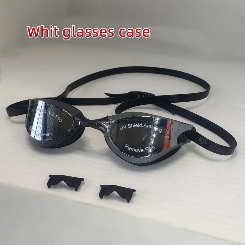 NEW 2PCS Set 3 Colors 100% Original ARENA Professional UV Protection Goggles + Case Adults Racing Goggles Anti-Fog Glasses Waterproof HD Swimming Eyewear Adjustable Swimming Accessories