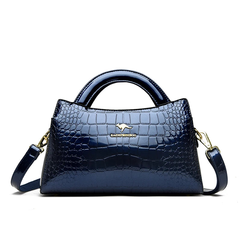 NEW Arrivals Australian Kangaroo Luxury Brand Alligator PU Leather Shoulder Crossbody Bag Clutch Hand Bags for Women Handbags New Style Luxury Bags