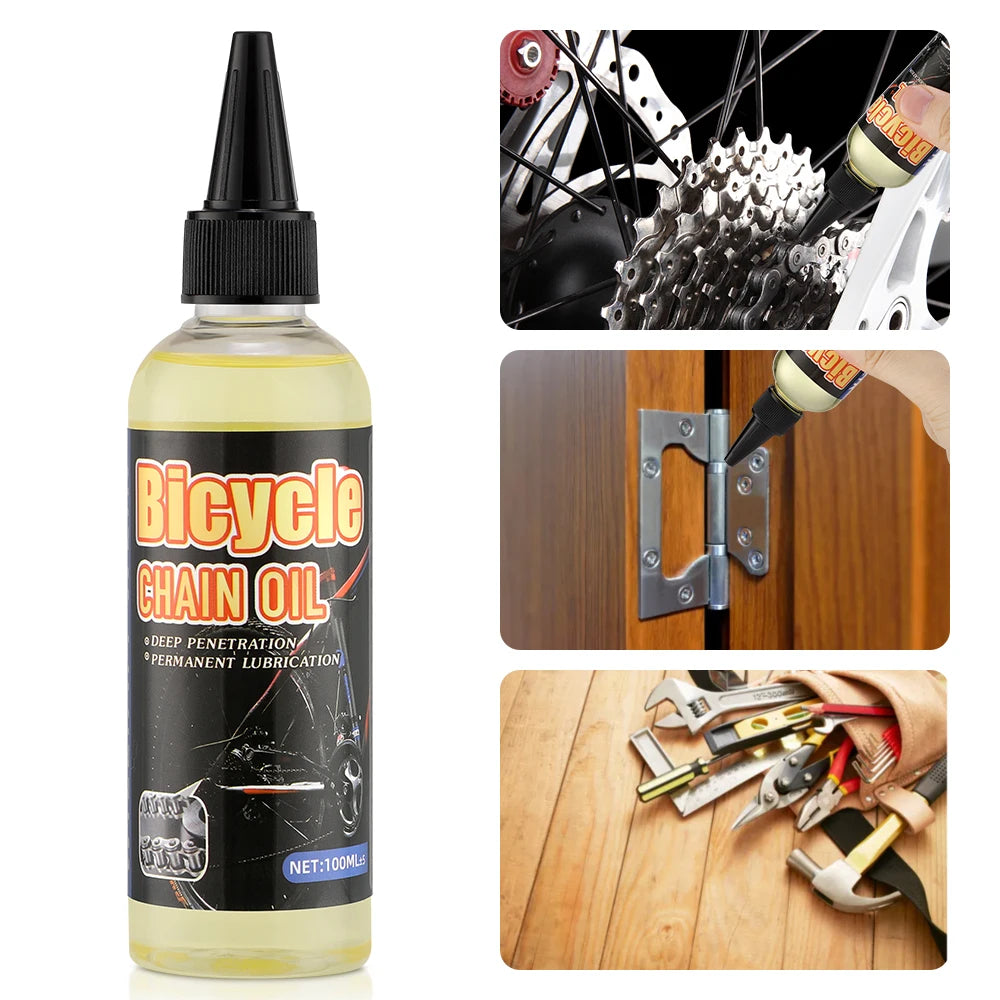 NEW 3PCS Set 300ml Bicycle Chain Korean Lube Oil Special Deep Lubricant Oil For MTB Road/Mountain Bike Maintenance Grease for Motorcycle Chain Cycling Accessories Sports Supplies
