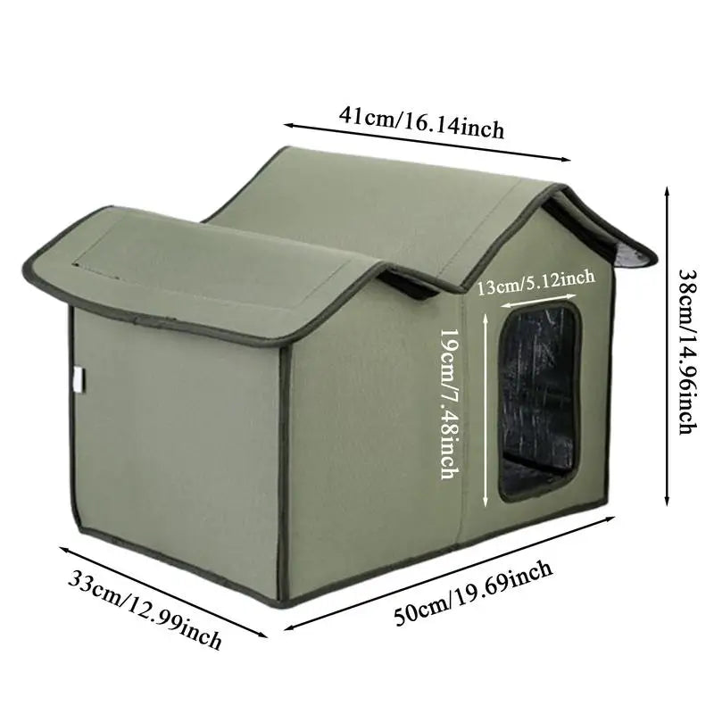 NEW Arrivals Outdoor Indoor Cat House Waterproof Winter Warm Pet Cat Cave Sleeping Beds Tent Home Foldable and Washable for Small Dog Puppy Supplies