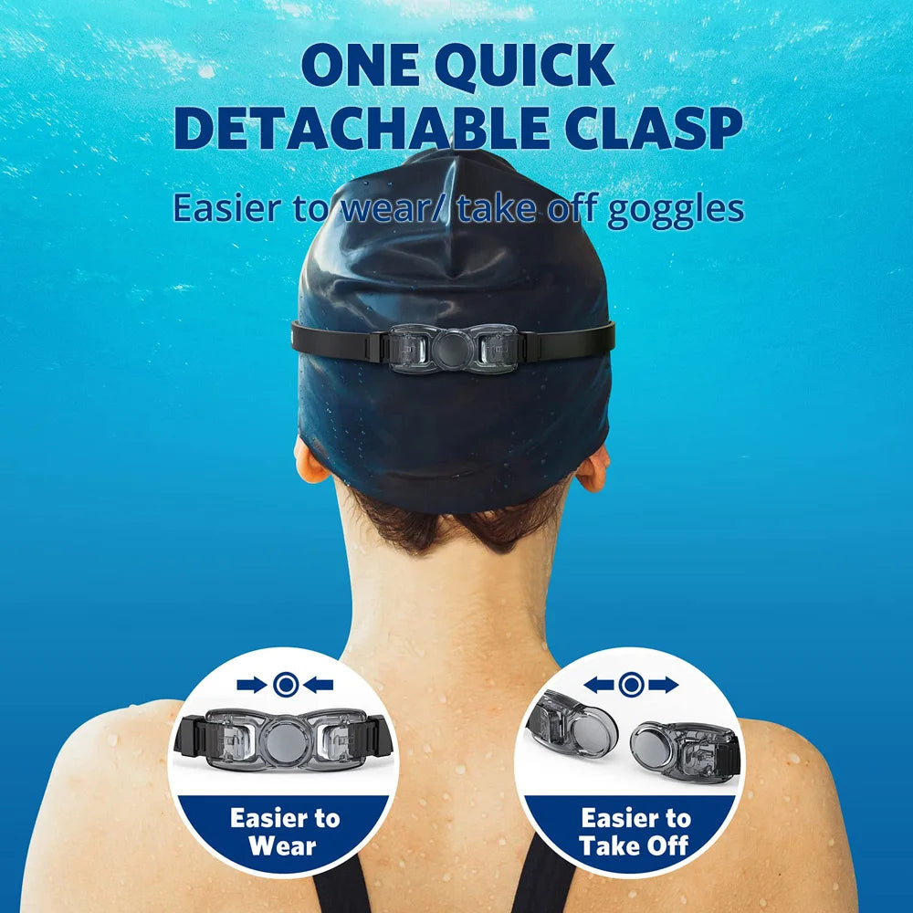NEW Arrivals 10 Colors Swimming Goggles Professional Waterproof Swim Eyewear Glasses Anti-Fog 100% UV Protection No Leaking For Adult Men Women Youth Sports Supplies