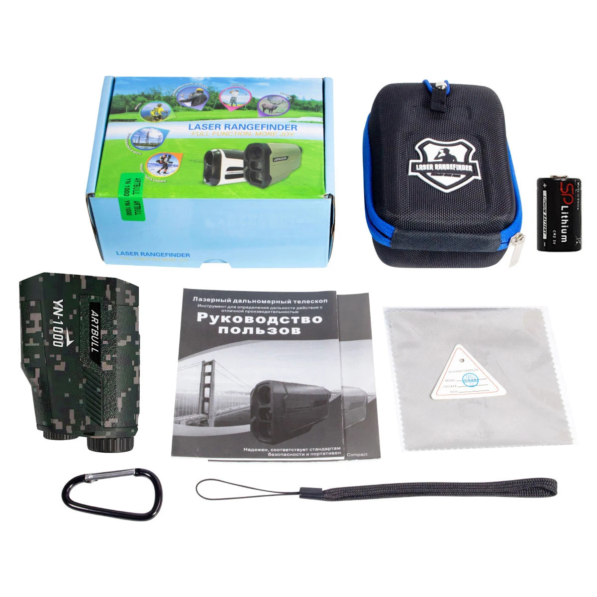 NEW Laser Golf 1000M Range Finder for Outdoor Camping Hunting Telescope with Flag-Lock Slope Pin Laser Distance Meter 1000m 650m Top Quality Monocular
