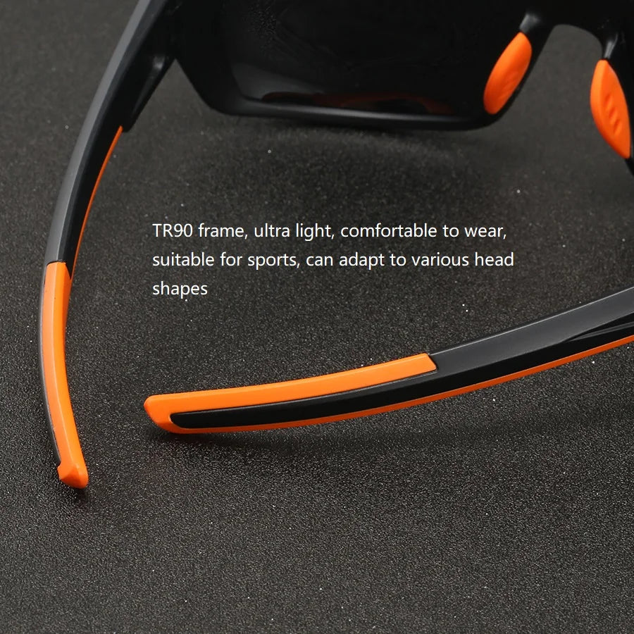 NEW Arrivals 3 PCS Set Fashion Vintage Polarized Sports Sunglasses Men Women Fishing Running Cycling Mountaineering Sun Glasses UV400 Eyewear