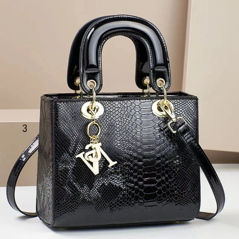 NEW Arrivals 11 Colors/Patterns Women PU Leather Bag Female Shoulder Bag Handbag Luxury Fashion Shoulder Bags Crossbody Luxury Designer Handbags Ladies Luxury Fashion Apparel Accessories