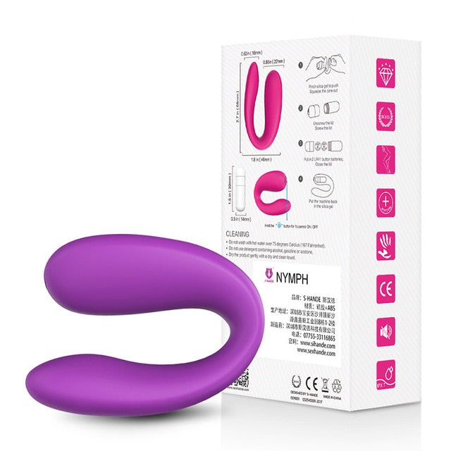 Couple Vibrator Sex Toys For Women Vagina Clitoris Stimulate U Type Vibrator G-Spot Massage Female Masturbator Adults Products