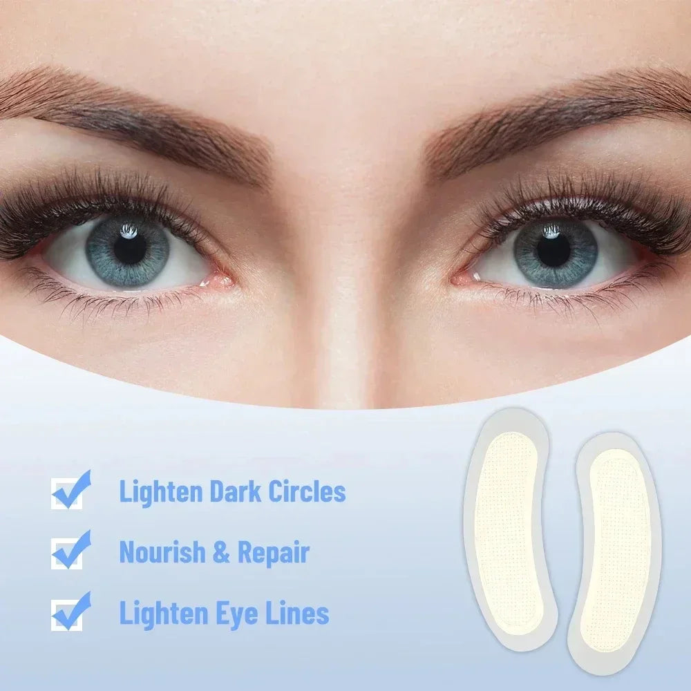 NEW BUY 10 Get 12 Free Micro-Needle Eye Patch Hyaluronic Acid Anti-Wrinkle Eye Mask Fine Lines Remove Moisturizing Eye Mask Women Beauty Salon Spa Supplies