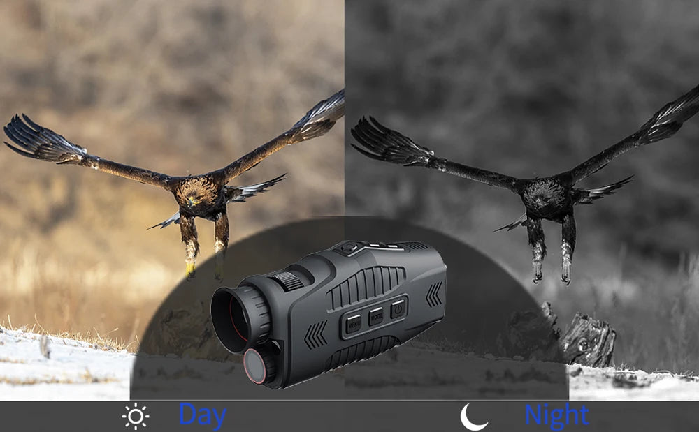 NEW Night Vision Goggles,1080P 64GB Card Digital Night Vision Monocular, Infrared Monocular Save Photos/Videos, Thermal Imaging Telescopes Outdoor Camping Hunting