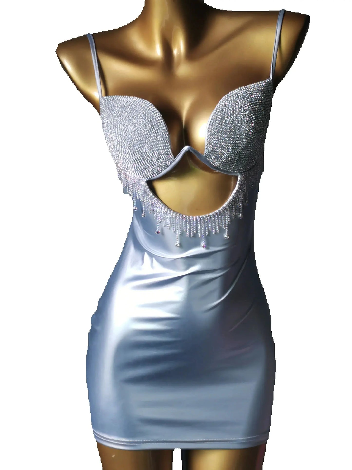 2025 Newest Fashion 4 Colors Swimwear Bar Bikini Diamond Bikini Crystal Bikini Skirt Handmade Diamond Bikini Crystal Skirt Ladies Luxury Beach Wear