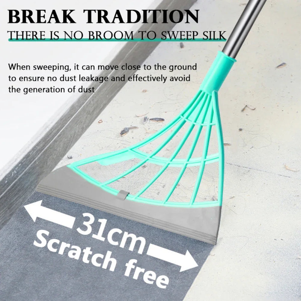NEW Silicone Scraper Broom Magic Wiper High Place Glass Wiper Floor Mop Household Splicing Cleaning Broom Bathroom Sweeping Water Home Cleaning Supplies