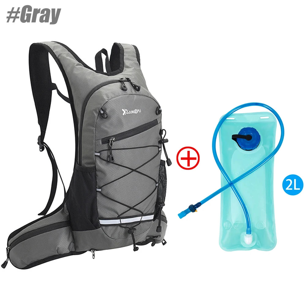 NEW Arrivals 3PCS Set Women Men Outdoor Travel Trail Running Hiking Climbing Camping Cycling Ultralight Backpack Hydration Jogging Vest Breathable Marathon Bicycle Bag Water Bottle 500ML