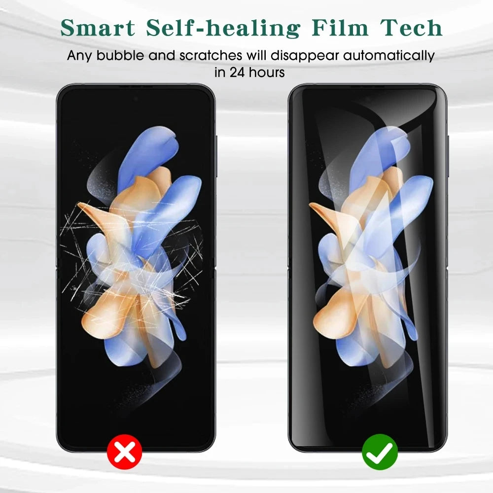 4Pcs Inside Hydrogel Film for Samsung Galaxy Z Flip 5 4 3 TPU Screen Protector
