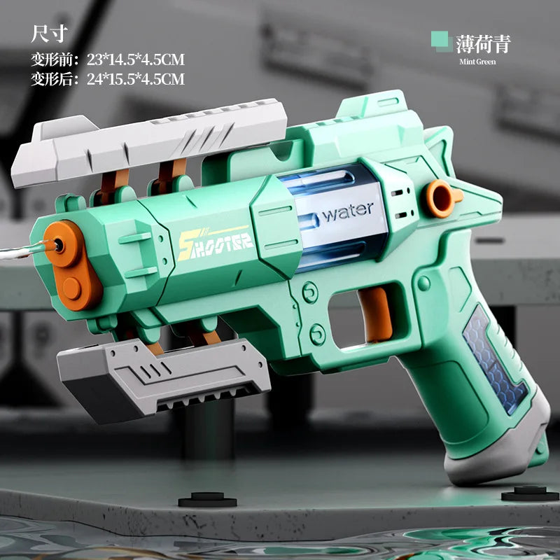 NEW Arrivals Adult-Children Water Gun Toys Bursts Children's High-Pressure Strong Charging Energy Water Automatic Japanese Water Spray Toy Guns Summer Sports Games Toys Supplies