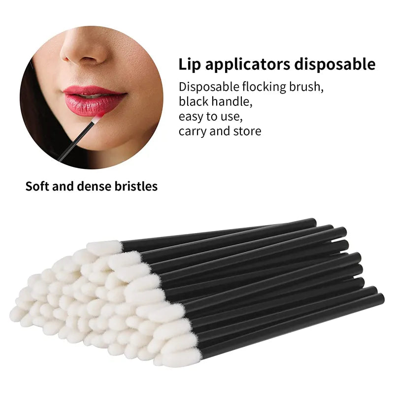 500/1000PCS Lip Wands Applicators Disposable Lip Brush,Lipstick Brush Lip Gloss Applicator Wands,Makeup Applicator Beauty Tool