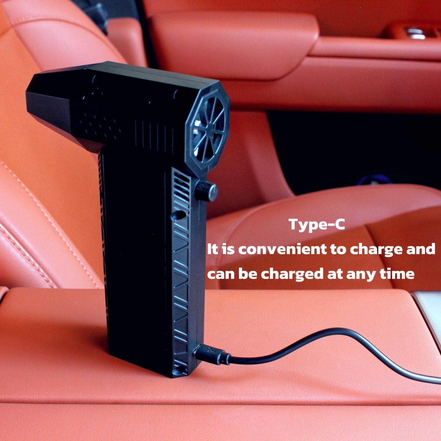 NEW Arrivals Wireless Violent Fan Set 480000RPM Powerful Air Blower Vacuum Dust Cleaner Type-C Charging Strong Winds 62m/s Brushless Turbo Jet Blower BBQ Camping Home PC Car Cleaning Supplies