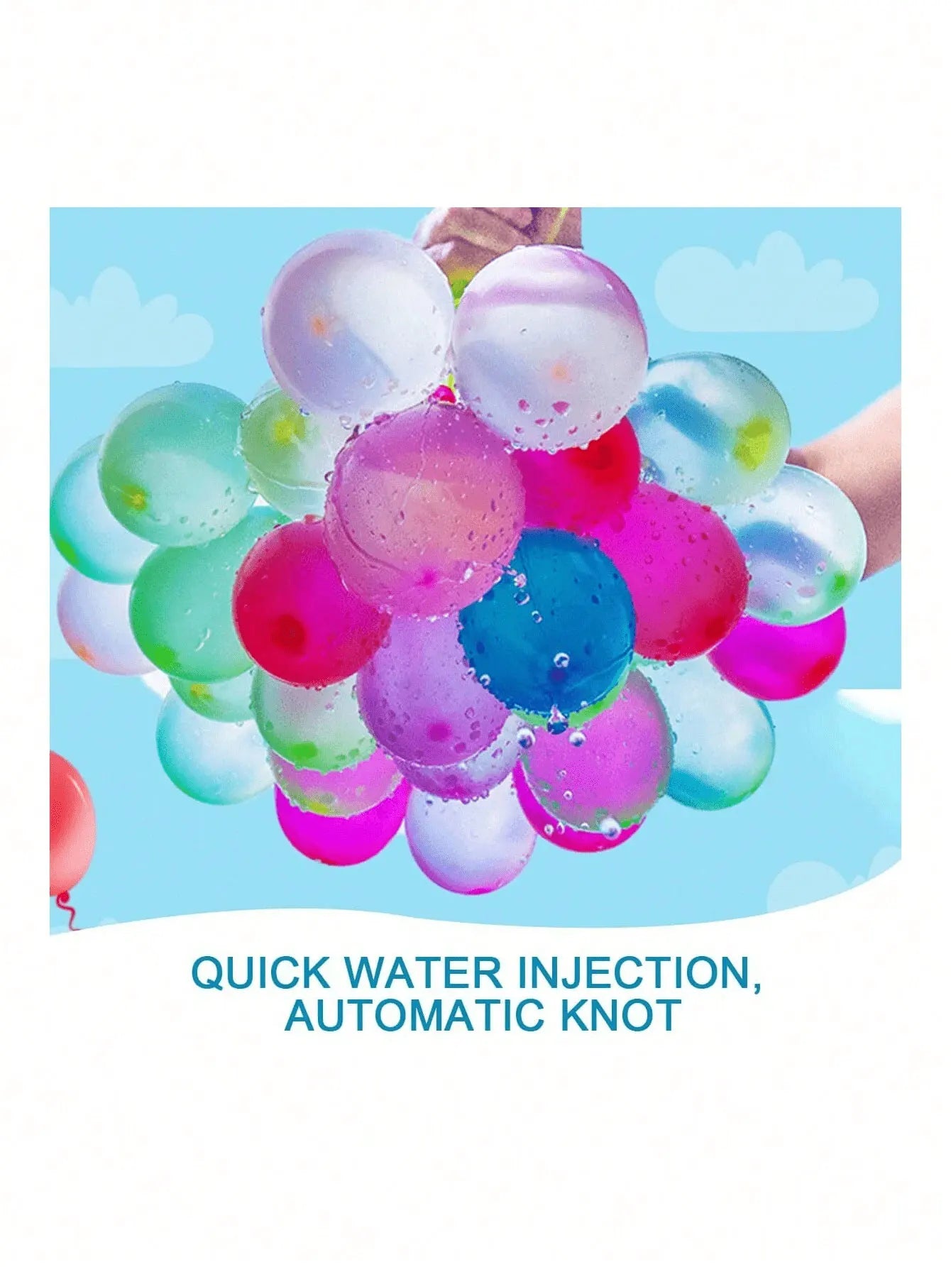 NEW Arrivals 555/999PCS Set Water Balloons Quick Fill Set, Summer Splash Fun Water Party Game, Family Outdoor Swimming Pool Water Balloons Water Bombs Summer Adults Children Games