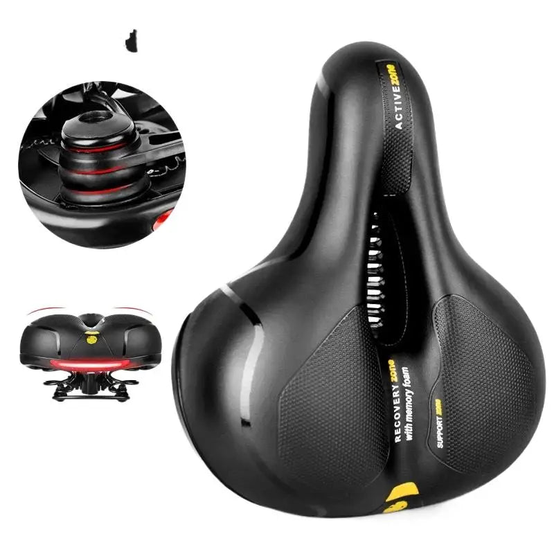 NEW Arrivals Hollow Breathable Bicycle Saddle Men Women MTB Road Bike Saddle Shock Absorbing Comfortable Big Butt Bike Seat Bicycles Accessories