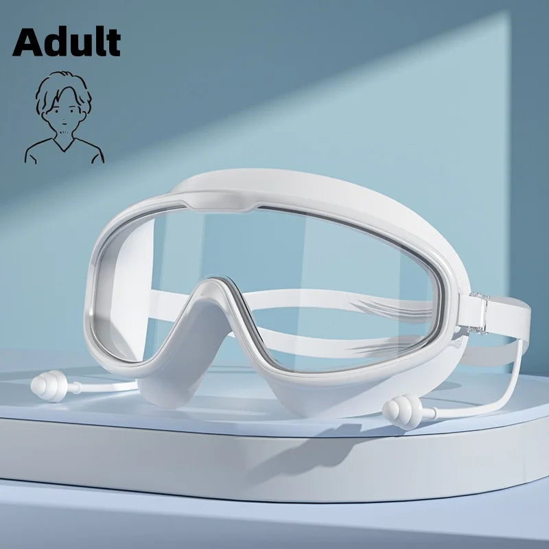 NEW Arrivals 12 Colors Swimming Goggles with Waterproof and Anti Fog High-Definition Professional Diving Goggles for Adult Boys and Girls Swimming Sport Accessories