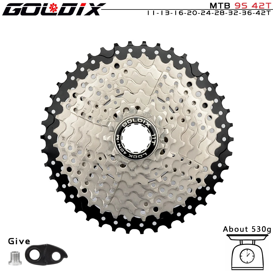 NEW MTB Cassette K7 8/9/10/11/12 Speed 36/40/42/46/50/52T SUNSHINE Bicycle Freewheel Bicycle Sprocket for Shimano/SRAM Bicycle Accessories Sports Supplies