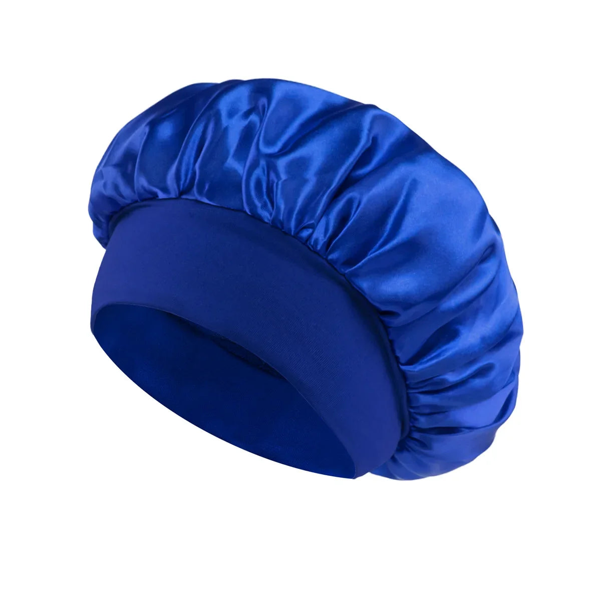 NEW Arrivals 13 Colors Soft Silk Satin Lined Bonnet Large Satin Hair Bonnet Household Sleep Shower Cap Hair Wrap Cover for Long Hair Ladies Beauty Salon Spa Tools Women Hair Care Accessories