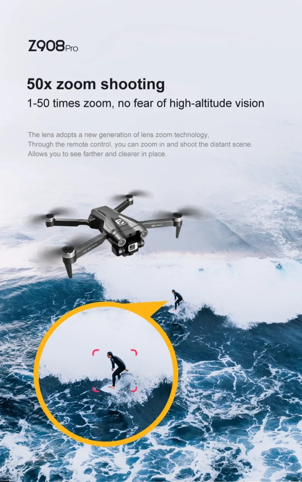 NEW Arrivals 3000M 2 Cameras + Battery Set Xiaomi Mijia Z908 Pro /MAX 8K Professional Camera Drone ESC Professional 4K Drone Optical Flow Localization 3sided Obstacle Avoidance Quadcopter Drone