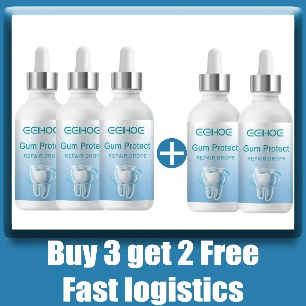1/3/5/10 PCS Set Rapid Repair Gums Serum Effectively Relieve Tooth Allergy Dental Caries Tooth Cleaning Toothpaste Relieve Tooth Damage Drops Hygiene Accessories Health Care Supplies
