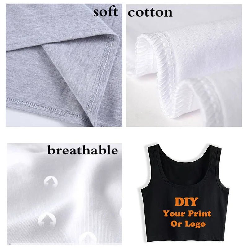 NEW Arrivals S-2XL 3 Colors I Love Facials Design Cotton Sexy Slim Crop Top Women's Humor Flirtatious Style Tank Tops Swinger Funny Naughty Camisole