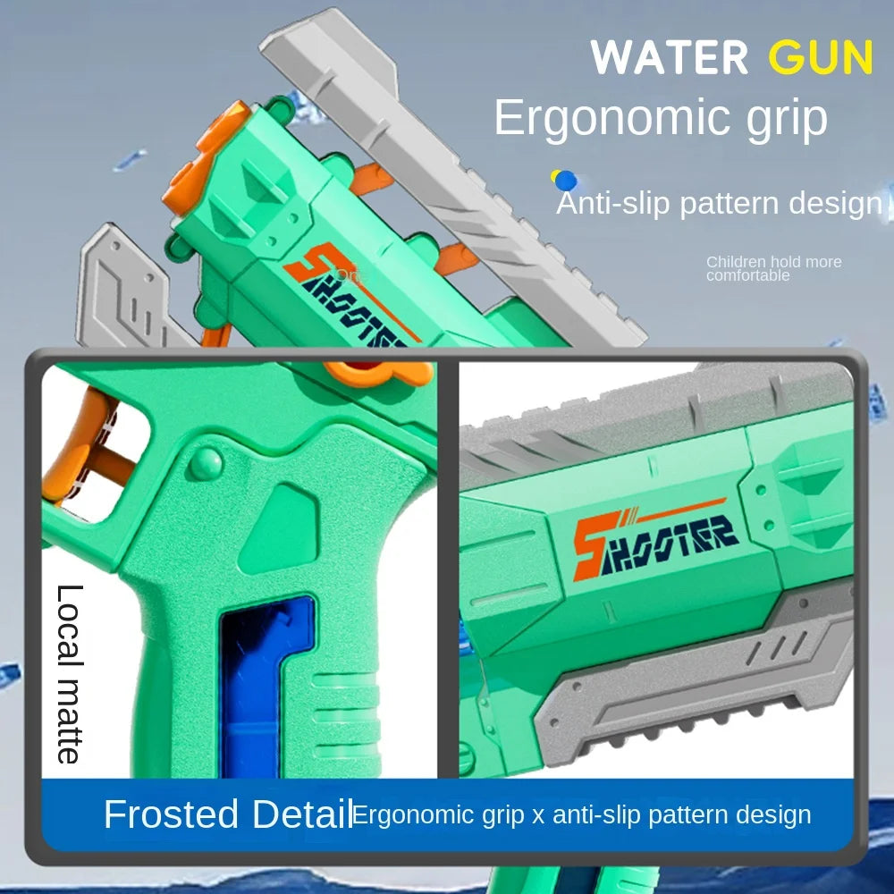 NEW Arrivals Adult-Children Water Gun Toys Bursts Children's High-Pressure Strong Charging Energy Water Automatic Japanese Water Spray Toy Guns Summer Sports Games Toys Supplies