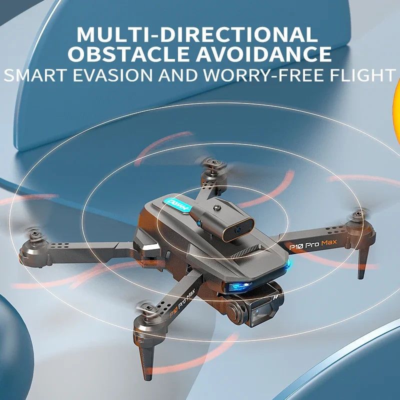The P10 Drone Comes With A High-Definition Camera And A WiFi FPV High-Definition Dual Folding RC Quadcopter Height Maintainer