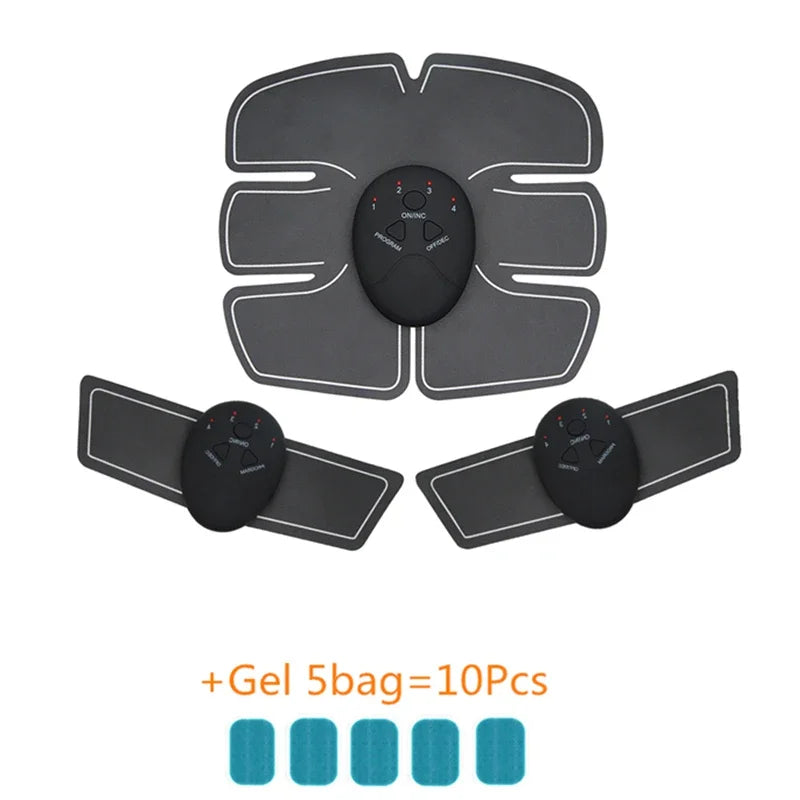 NEW Arrivals EMS Smart Wireless Muscle Stimulator Trainer Fitness Portable Abdominal Electric Abdominal Patch Trainer Stickers Body Massager Sports Supplies
