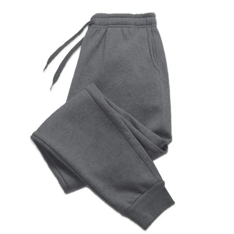 NEW Arrivals S-3XL UK Plus Size Autumn Woman Man Couple Sweatpants *I Love My Boyfriend* Tracksuit Loose Casual Warm Pants Pocket Drawstring Sportswear