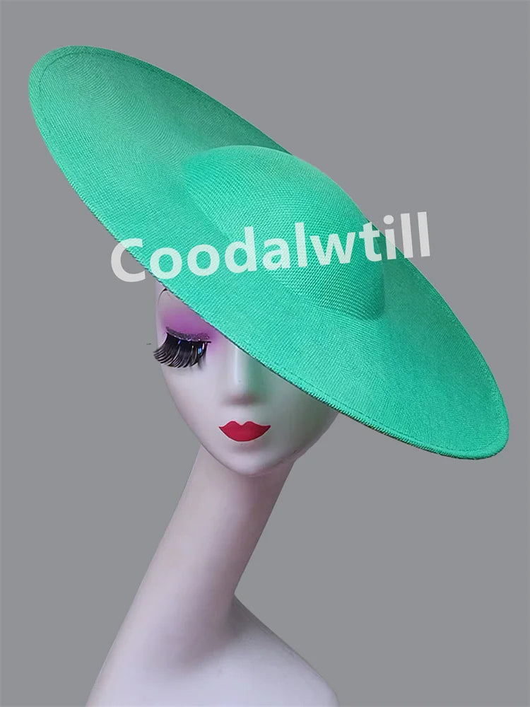 NEW Arrivals 13 Colors Big Fascinator Base 40cm Diameter with Clip Make Wedding Fascinator Hats Women Derby Big Millinery Cap Large Top Hats Ladies Luxury Fashion Apparel Supplies