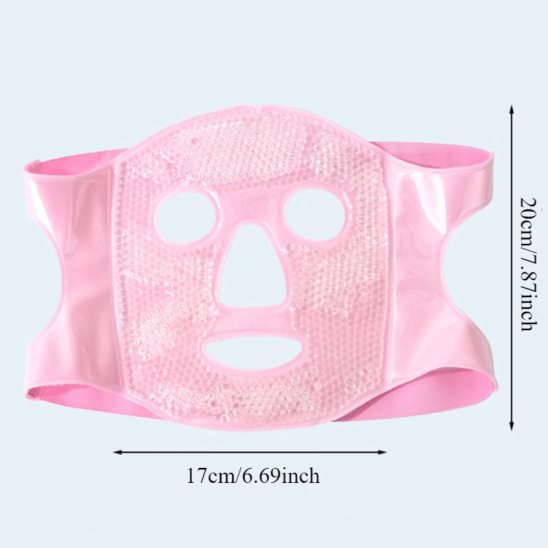 NEW Arrivals 1pc Ice Masks Eye Masks Hot/Ice Reduce Edema Post-Op Puffiness Recovery Cooling Ultra Soft Full Face Fabrics Women Home Beauty Salon SPA Accessories Skin Care Supplies